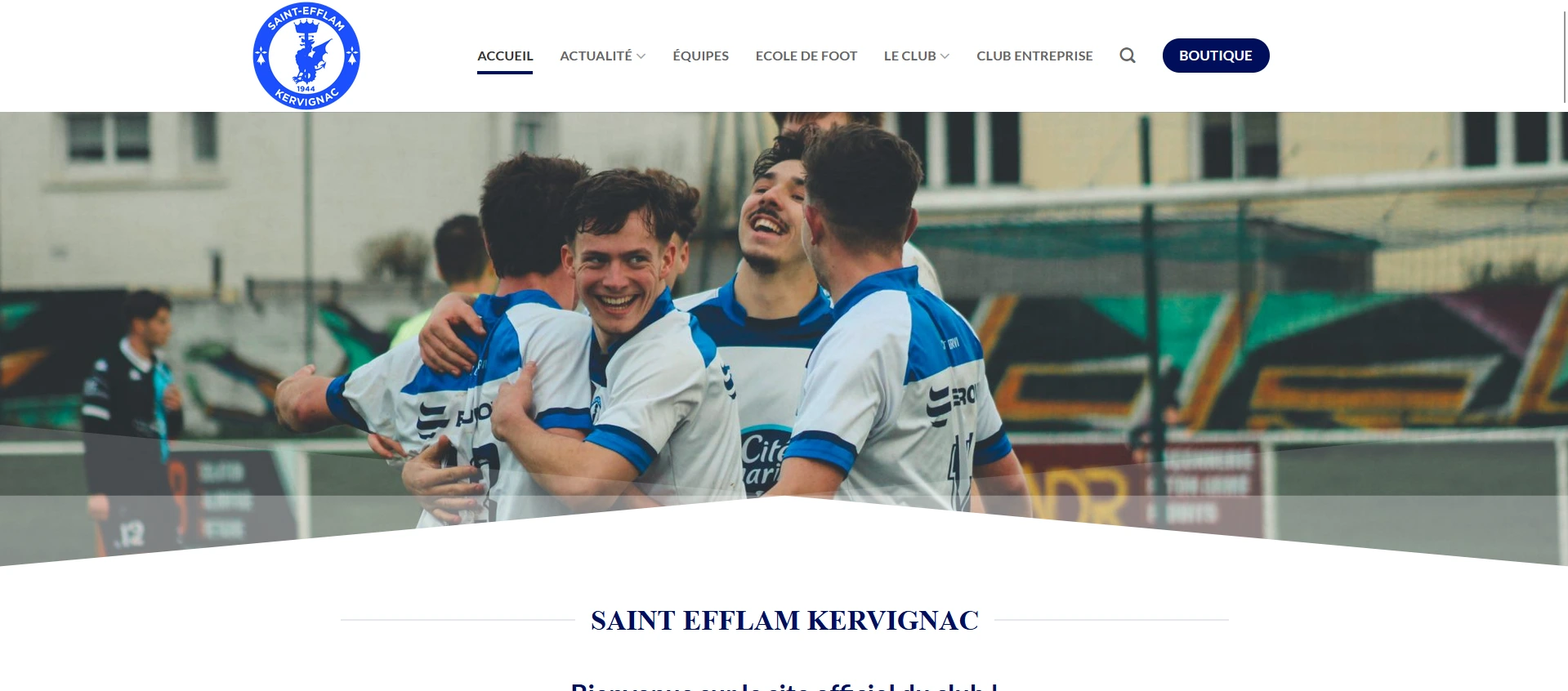 Site Club de foot Saint-Efflam Kervignac